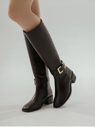 Karins Mid-heel Long Boots 5cm