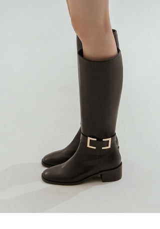 Karins Mid-heel Long Boots 5cm