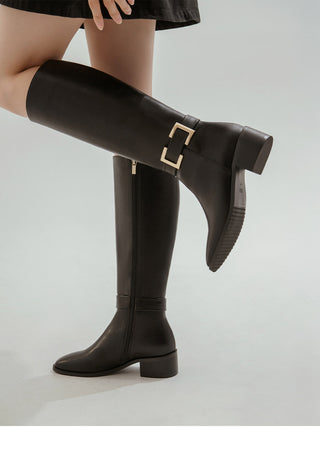 Karins Mid-heel Long Boots 5cm