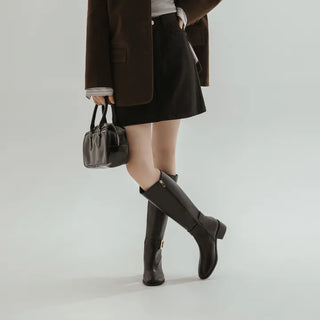 Karins Mid-heel Long Boots 5cm