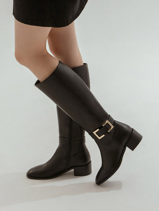 Karins Mid-heel Long Boots 5cm