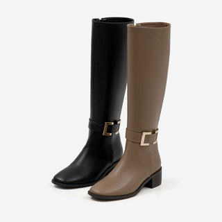 Karins Mid-heel Long Boots 5cm
