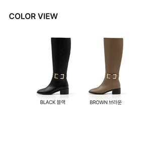 Karins Mid-heel Long Boots 5cm