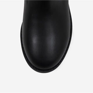 Linda Pointed Flats Long Boots 3cm