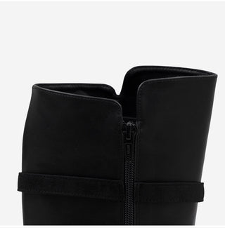 Linda Pointed Flats Long Boots 3cm