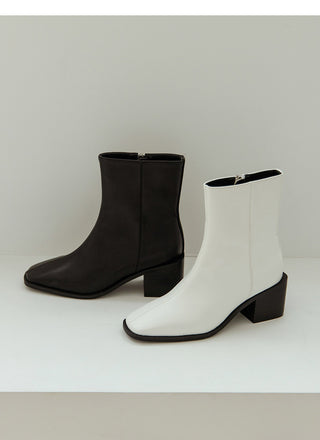 Scint Chunky Heel Ankle Boots 6cm