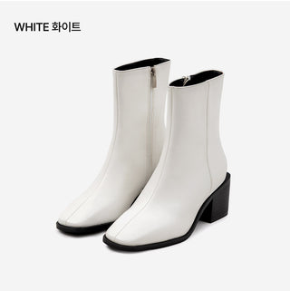 Scint Chunky Heel Ankle Boots 6cm
