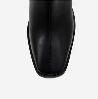 Scint Chunky Heel Ankle Boots 6cm