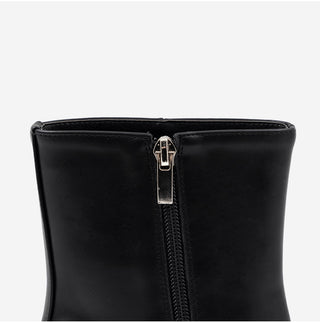 Scint Chunky Heel Ankle Boots 6cm