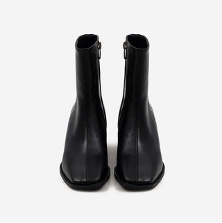 Scint Chunky Heel Ankle Boots 6cm
