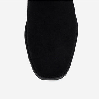Carique Shirred Suede Boots 2cm
