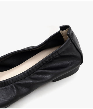 Manez Stiletto Basic Ribbon Flat Shoes 1cm