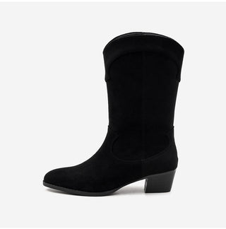 Austin Suede Mid-calf Boots 4cm