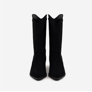 Austin Suede Mid-calf Boots 4cm