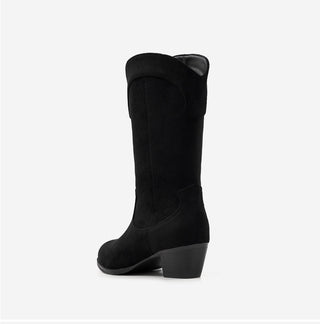 Austin Suede Mid-calf Boots 4cm