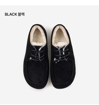 Dioti Wool Fur Flats 1cm