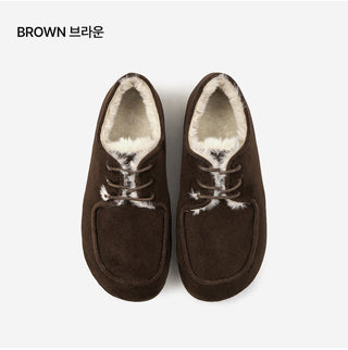 Dioti Wool Fur Flats 1cm