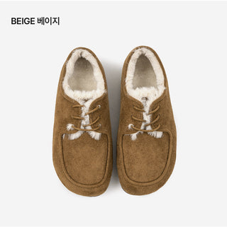 Dioti Wool Fur Flats 1cm