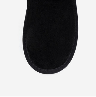 Like Cowhide Fur-lined Short, Mid, Long Boots 2cm