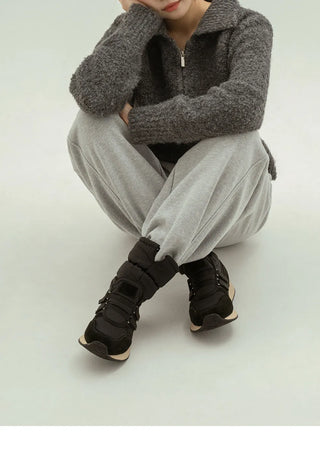 Ranger Scrunchie Padded Boots 3cm