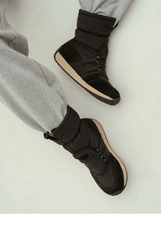 Ranger Scrunchie Padded Boots 3cm