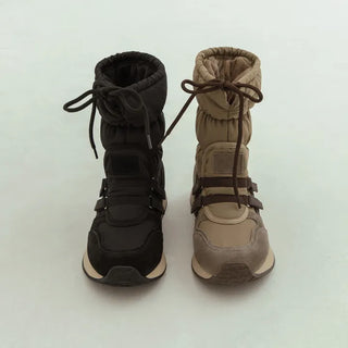 Ranger Scrunchie Padded Boots 3cm