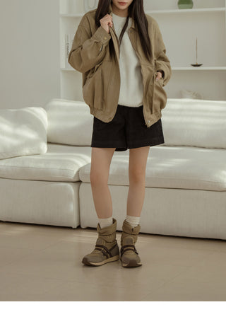 Ranger Scrunchie Padded Boots 3cm
