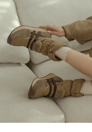 Ranger Scrunchie Padded Boots 3cm