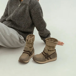 Ranger Scrunchie Padded Boots 3cm