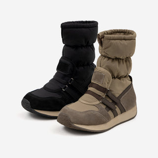 Ranger Scrunchie Padded Boots 3cm