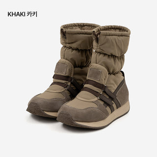 Ranger Scrunchie Padded Boots 3cm