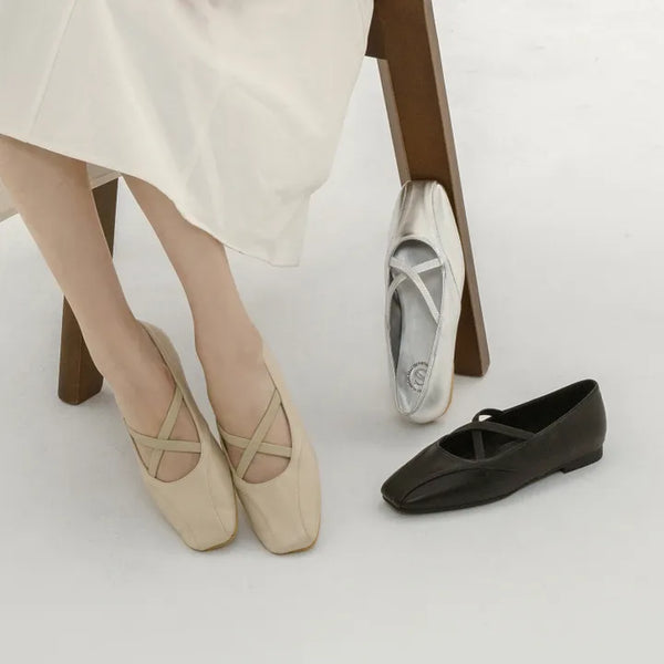 Polia strap flat shoes 1cm