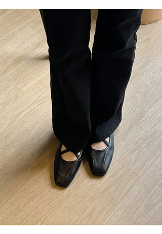 Polia strap flat shoes 1cm