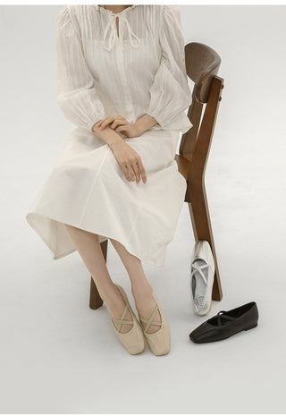 Polia strap flat shoes 1cm