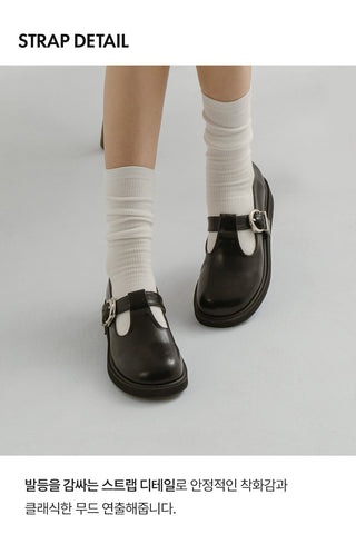 Pelosi T-Strap Mary Jane Platform 3cm