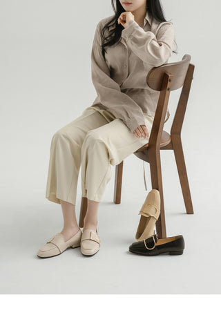 Leberry Square Loafers 2cm