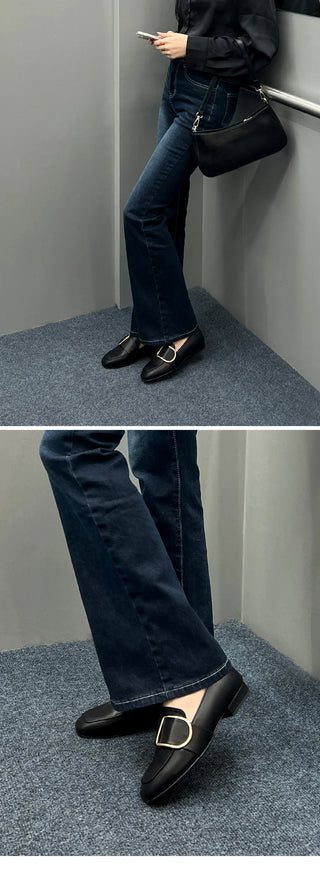 Leberry Square Loafers 2cm