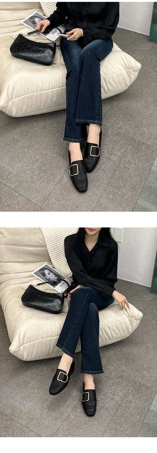 Leberry Square Loafers 2cm