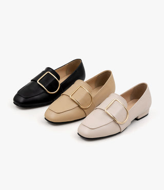Leberry Square Loafers 2cm