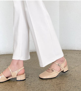 Lamello Two-Strap Mary Jane Slingback 3cm
