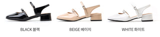 Lamello Two-Strap Mary Jane Slingback 3cm