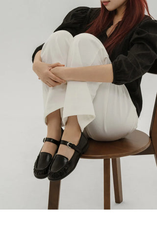 Milan Stitch Mary Jane Flats 2cm