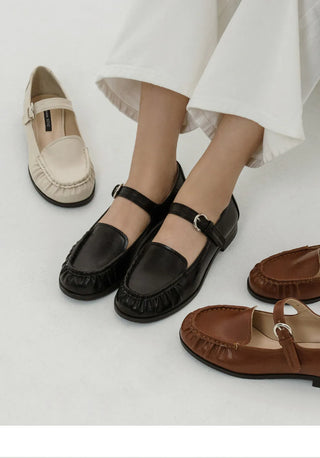 Milan Stitch Mary Jane Flats 2cm