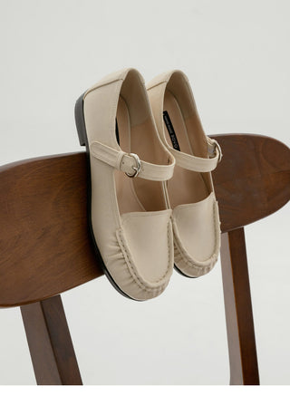Milan Stitch Mary Jane Flats 2cm