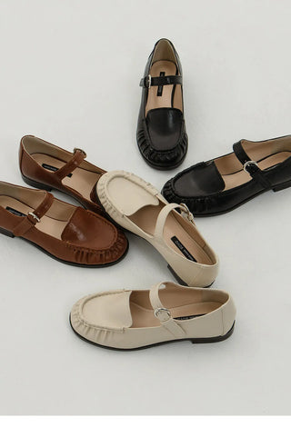 Milan Stitch Mary Jane Flats 2cm