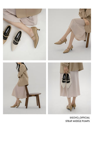 Vaind Mid-heel Pumps 5cm