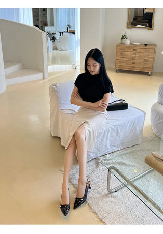 Casey Pearl Point Pumps & Slingbacks 6cm