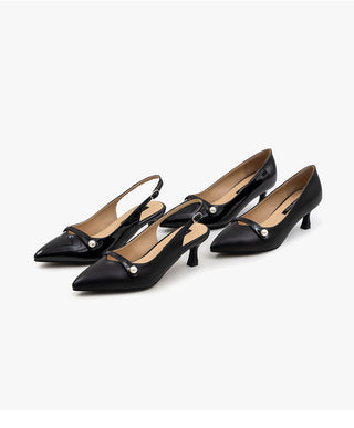 Casey Pearl Point Pumps & Slingbacks 6cm