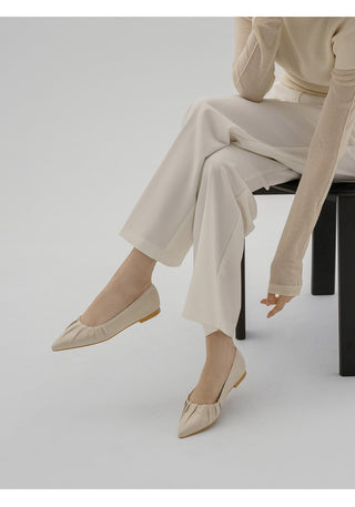 Les Jours Type Stiletto Shirred Pumps 1cm 6cm