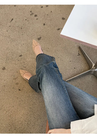 Les Jours Type Stiletto Shirred Pumps 1cm 6cm